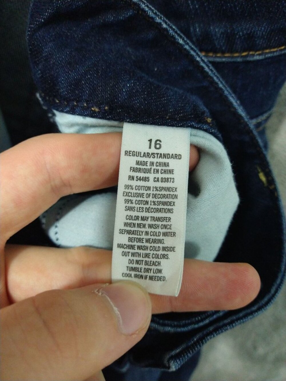 American Eagle Jeans Womens 16 Blue Denim Artist Crop Dark Wash Mid Rise Stretch - Picture 8 of 10